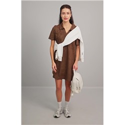 Женское базовое платье - поло Happyfox