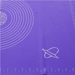 80338-50-70 Коврик для раскатки теста 50х70 силикон (х50)