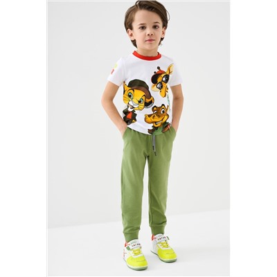 Комплект трикотажный для мальчиков: фуфайка (футболка), брюки PLAYTODAY, 1239805