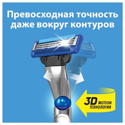 Сменные кассеты Gillette Mach3 Turbo Aloe, 3 лезвия, 2 шт