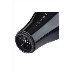 Dewal Beauty Фен для волос / Yummy Aqua HD1000-Black, 2000 Вт, черный KRISTALLER, 1108483