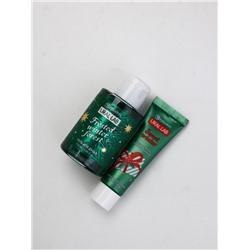 Подарочный набор косметики New Year Collection, гель для душа, крем для рук, пилочка, зелёный, URAL LAB