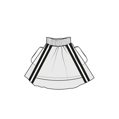 Юбка текстильная для девочек