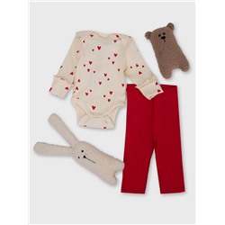 КОМПЛЕКТ ДЕТСКИЙ (БОДИ, ПОЛЗУНКИ) 89406-1