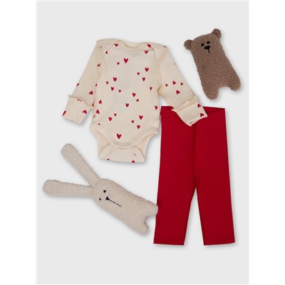 КОМПЛЕКТ ДЕТСКИЙ (БОДИ, ПОЛЗУНКИ) 89406-1