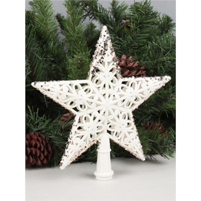 Верхушка на елку Звезда 20х20 см / WF-169 /уп 240/