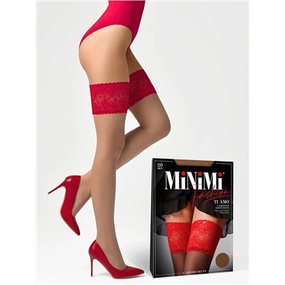 Minimi Чулки autoreg. TI AMO 20 Чулки (на широкой резинке)