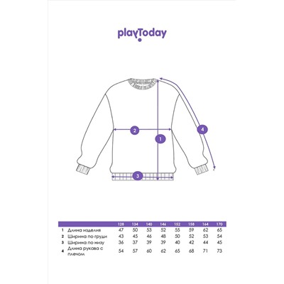 Толстовка PLAYTODAY, 1088851