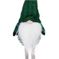 Фигура «Гном в зелёном» 54 см, текстиль, 1 LED, от батареек AG13×3, свечение тёплое белое