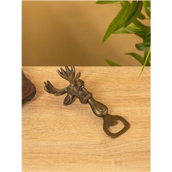 Открывашка «Лось», 15.5×7.5×5 см, алюминий