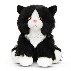 Черно-Белый Котик, 20 см
