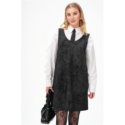 Женское офисное платье - сарафан Happyfox