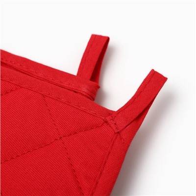 Набор подарочный «Этель» Christmas melody, варежка 20×28 см, прихватка 19×19 см, хлопок 100%