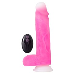Розовый ротатор-реалистик Roxy 8 Inch Gyrating Dildo - 21,6 см.