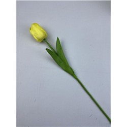 Тюльпан желтый 35см, ЭКО силикон