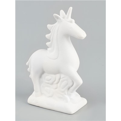 Копилка под роспись «Единорог» с кистью