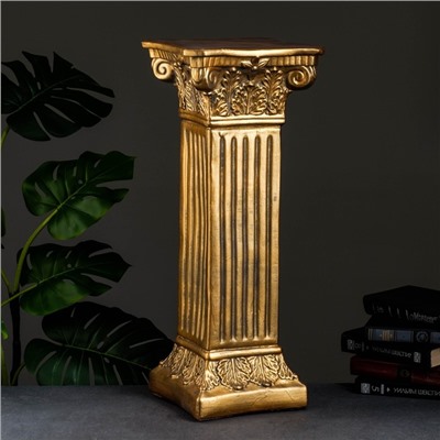 Колонна декоративная «Античная», под бронзу, 65×27 см