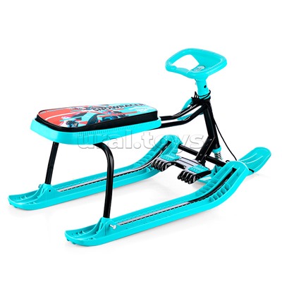 Игрушка. Снегокат "Тимка спорт 1+" (Nika kids sportbike черный каркас)
