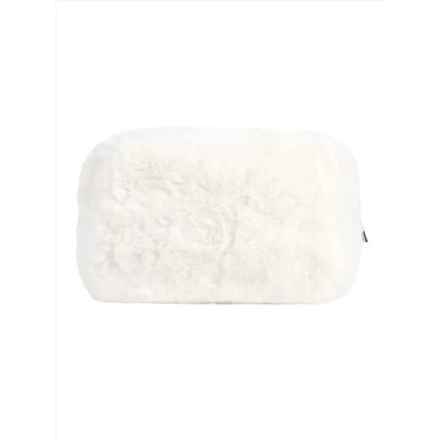 Kristaller Косметичка женская плюшевая, белый 27831