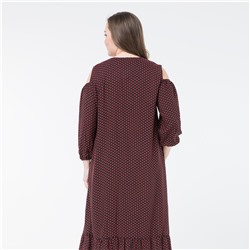 Платье, текстиль, черный