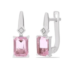 Серьги, морганит, Марьям