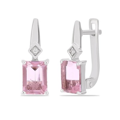 Серьги, морганит, Марьям