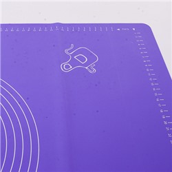 80338-50-70 Коврик для раскатки теста 50х70 силикон (х50)