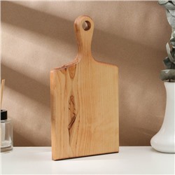 Доска разделочная деревянная с ручкой Adelica, 28×15×2,2 см, покрыта маслом, цельная берёза