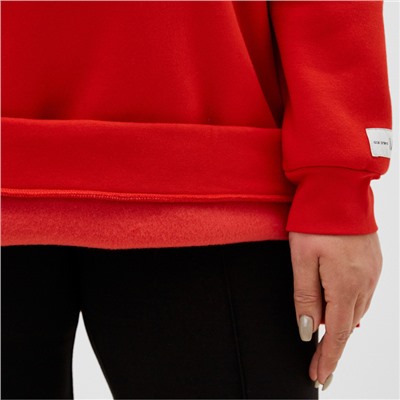 Худи женское MIST Cozy style, красное, размер 58