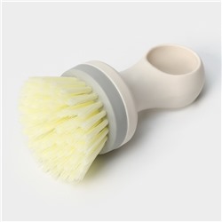 Щётка для посуды Breeze, круглая, 12×6 см, ворс 2.5 см