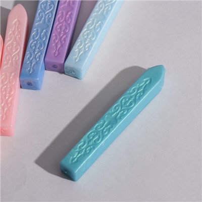 Сургуч для печати стержень «Хвост русалки», набор 6 шт., 14.9×16.3 см