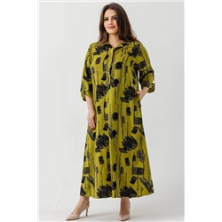 Платье  6145/05/Горчичный