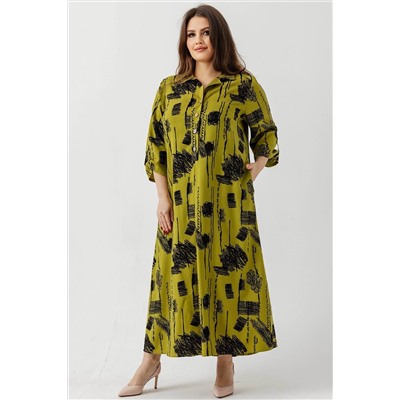 Платье  6145/05/Горчичный