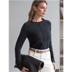 Джемпер тонкой вязки из хлопка с нейлоном