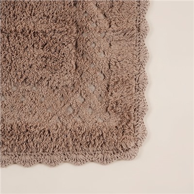 Коврики SL Home, 2 шт., 59×73 см, 68×104 см, кремовые