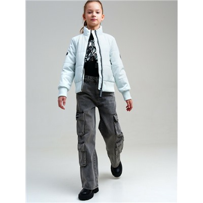 Куртка текстильная с полиуретановым покрытием для девочек