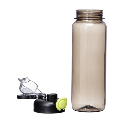 Бутылка для воды SPORT, 800 мл, с поильником, черная