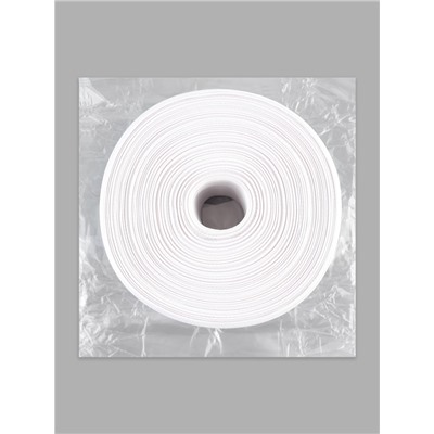 Лента атласная, 100 мм, 100±5 м, белая