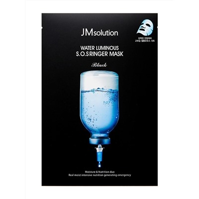 JMSOLUTION - МАСКА ТКАНЕВАЯ ДЛЯ ЛИЦА УЛЬТРАУВЛАЖНЯЮЩАЯ WATER LUMINOUS S.O.S. RINGER MASK, 35 МЛ