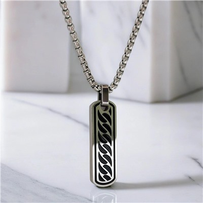 Кулон из стали на цепочке