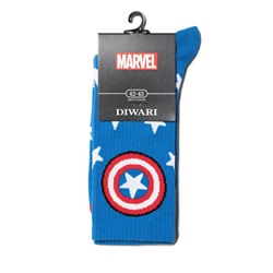 Носки мужские DiWaRi Удлиненные носки с рисунками ©MARVEL