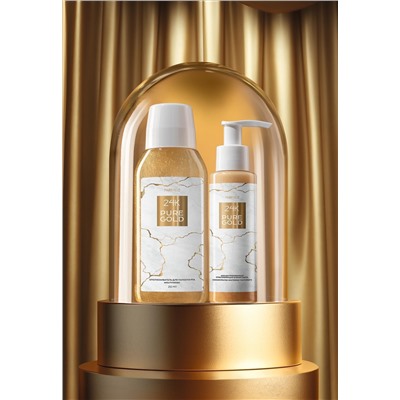 Концентрированная отбеливающая зубная паста 24K Pure Gold