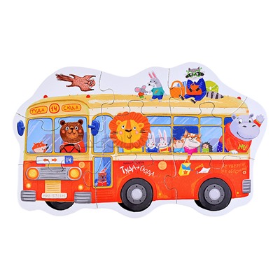 IQ Пазл напольный. Машинки (Cars 3л) 3+