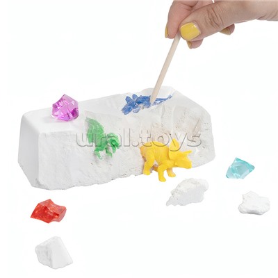 Раскопки "Ищи динозавров и кристаллы" (8 элементов)