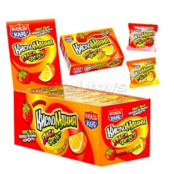 Жевательная конфета "Кисломания" апельсин-клубника 14г (30шт)