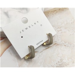 Серьги с эмалью