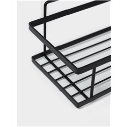 Полки для ванной Stölz, 2 шт., мыльница, чёрные