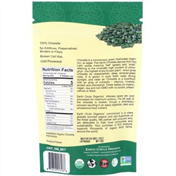 Earth Circle Organics, органическая хлорелла в таблетках, 250 мг, 400 таблеток, 100 г (3,5 унции)