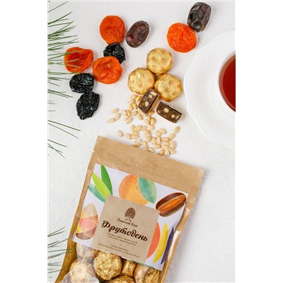 Фрутодень с кедровыми орехами / крафт-пакет / 200 г / ТМ Сибирский кедр