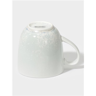 Кружка Magistro Willow, 350 мл, фарфор, голубая